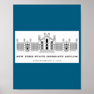 Poster Hospital Estadual de New York para Inebriados Bing