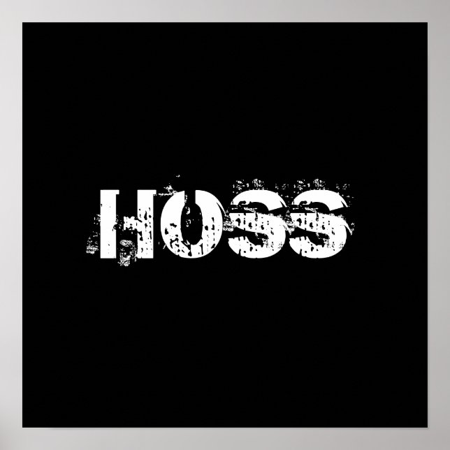 Poster Hoss (Frente)