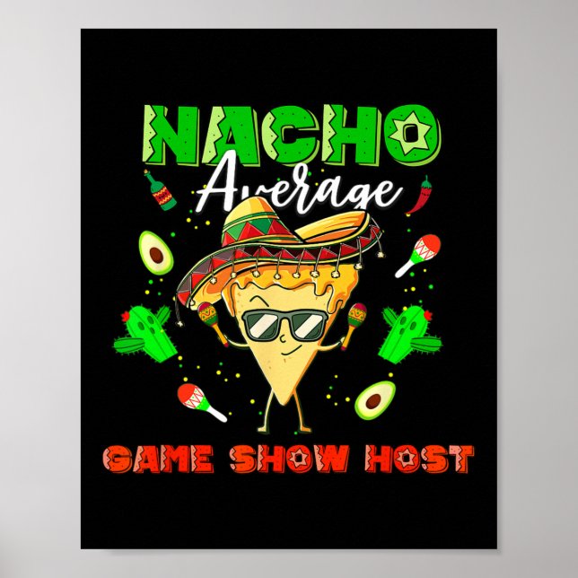 Poster Host Média de Jogo do Nacho Mexicano (Frente)