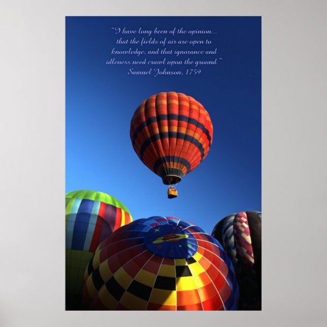 Poster Hot Air Balloon (Frente)