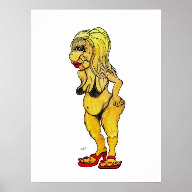 Poster Hot Bikini - O Próximo Modelo Superior (Frente)