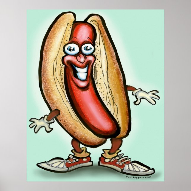 Poster Hot Dog Dude (Frente)