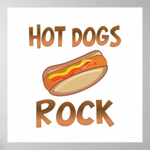 Pôster Hot Dogs Rock