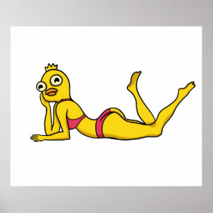 Poster Hot Ducky Momo