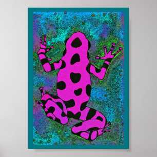 Poster Hot Pink Frog