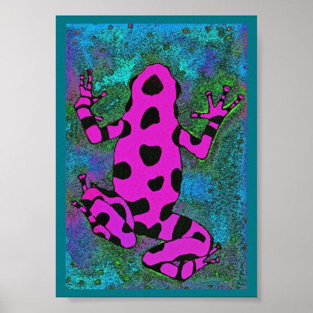 Poster Hot Pink Frog (Frente)