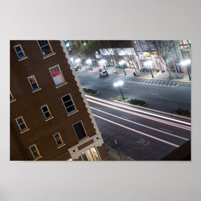 Pôster Hot Primaveras, Arkansas à noite (Frente)