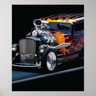Poster Hot rod