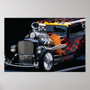 Poster Hot rod