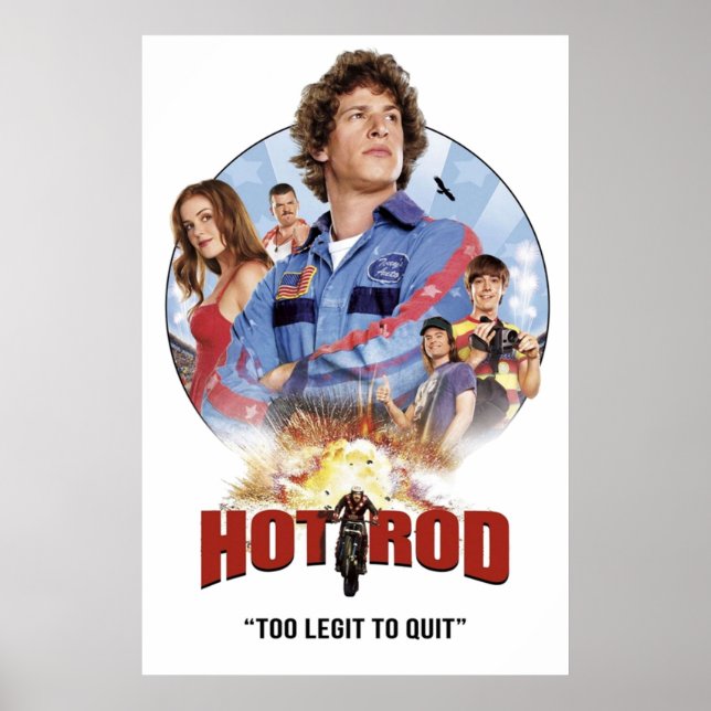 Poster Hot Rod Movie Andy Samberg (Frente)