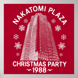 Poster HOT VENLER Morre Duro Natal Nakatomi Plaz