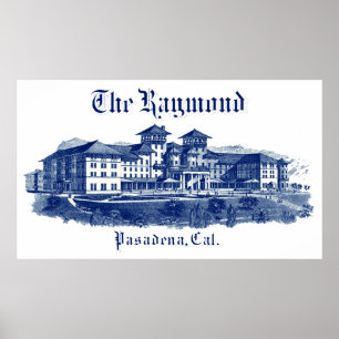 Pôster Hotel 1901 de Raymond Pasadena Califórnia