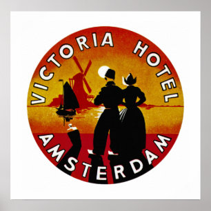 Pôster Hotel Amsterdão de Victoria