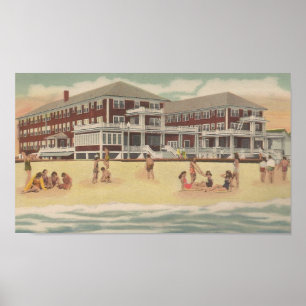 Poster Hotel Atlantic, Ocean City, 1950, MD