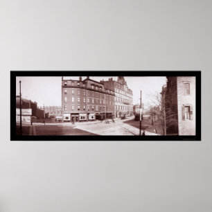 Poster Hotel Boston da rua, foto 1903 das MÃES