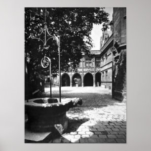 Pôster Hotel Cluny visto do pátio, Paris