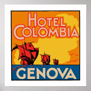 Pôster Hotel Colômbia Genebra