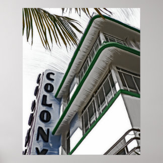 Pôster Hotel Colony, Miami, FL