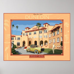Pôster Hotel de Fenway. Dunedin, Florida