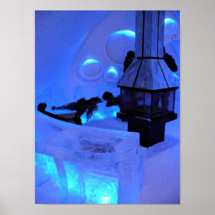 Poster Hotel de Glace, Quebec, Canada
