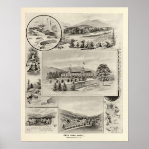 Pôster Hotel de parque dos cervos