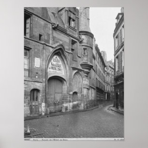 Pôster Hotel de Sens, final do século XIX