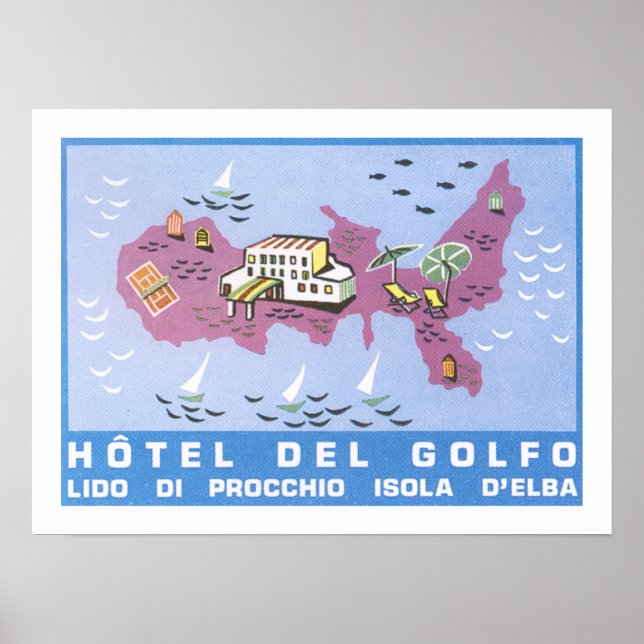 Pôster Hotel Del Golfo (Frente)