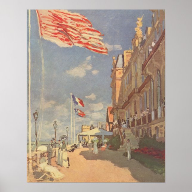 Poster Hotel Des Roches Noires Em Trouville - Claude Mone (Frente)