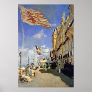Poster Hotel des Roches Noires, Trouville por Claude Mone