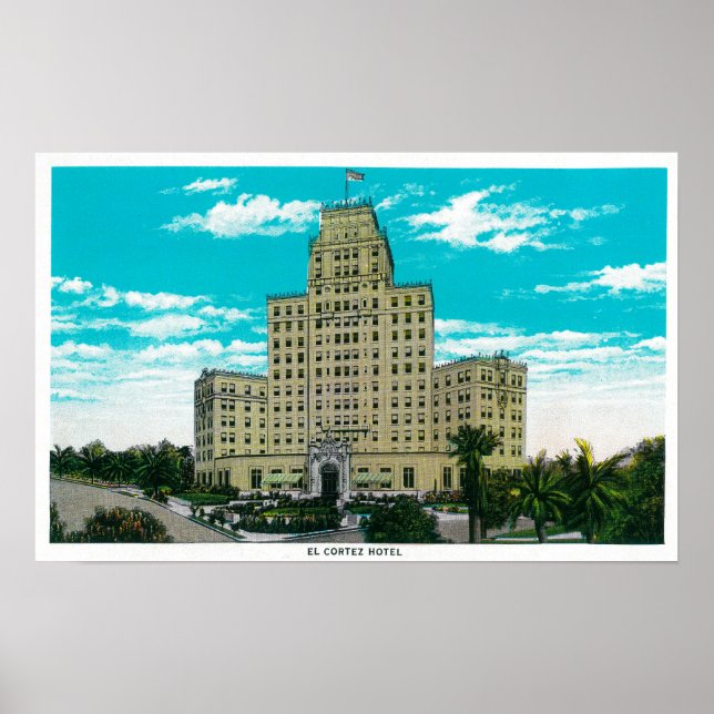 Pôster Hotel El Cortez em San Diego, CASan Diego, CA (Frente)