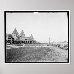 Poster Hotel em Brighton Beach, N.Y. c1901