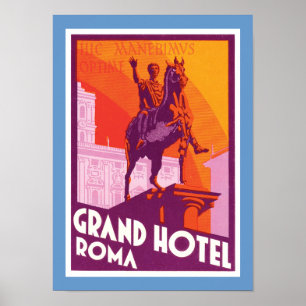 Pôster Hotel grande Roma
