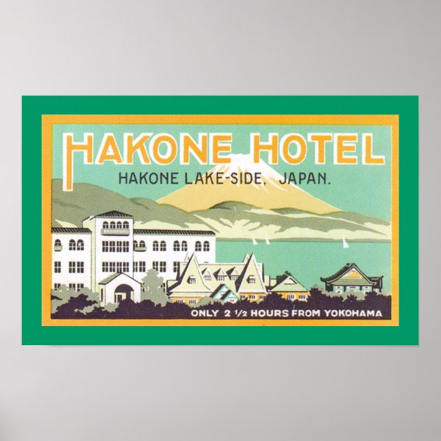 Pôster Hotel Hakone (canvas) (Frente)
