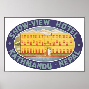Pôster Hotel Kathmandu Nepal, Vista de Neve
