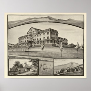 Poster Hotel Lookoff, monte do açúcar, NH