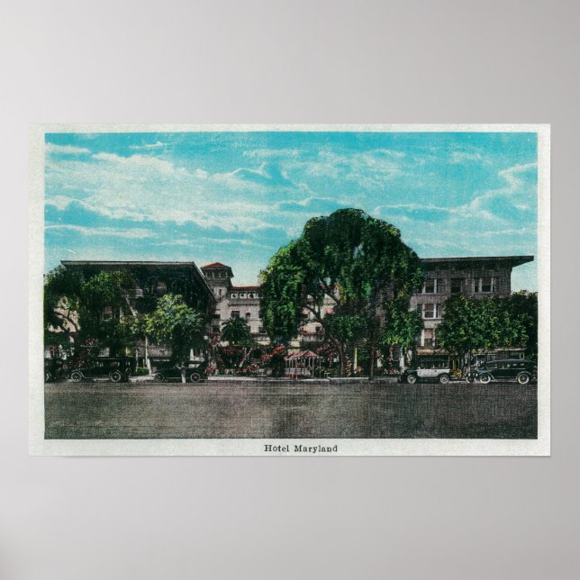 Pôster Hotel Maryland e MotivosPasadena, CA (Frente)