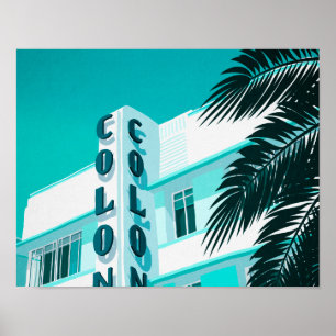 Pôster Hotel Miami da colônia