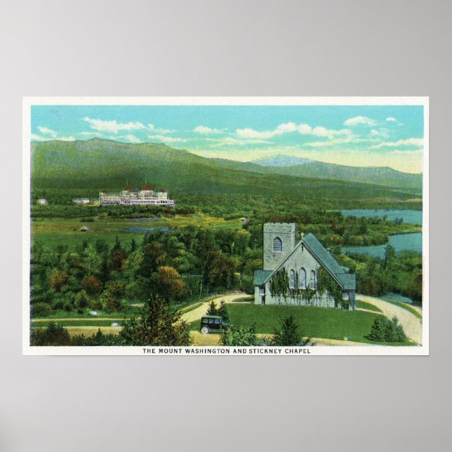 Poster Hotel Mt Washington, Stickney Chapel View (Frente)