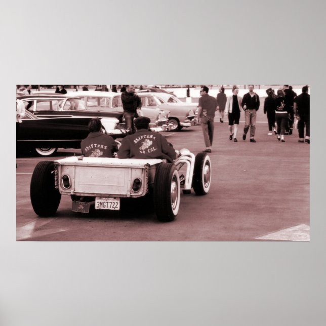 Pôster Hotrodders de Rock e Roll (Frente)