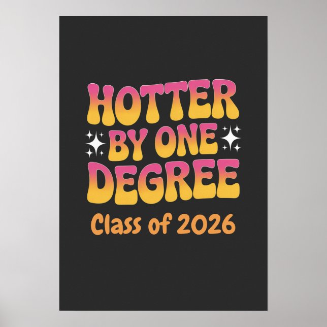 Poster Hotter By One Degree Graduation 2026  (Frente)