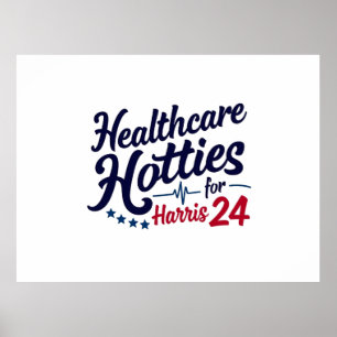 Poster Hotties de saúde para Harris 24 Eleições Kamala
