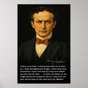 Poster Houdini: A obsessão por ser o primeiro