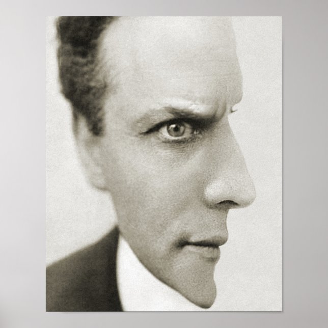 Poster Houdini Optical Illusion Archival Print (Frente)
