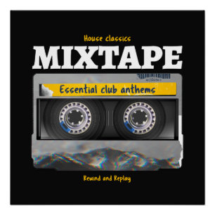 Pôster House Classics Mixtape Club Anthems