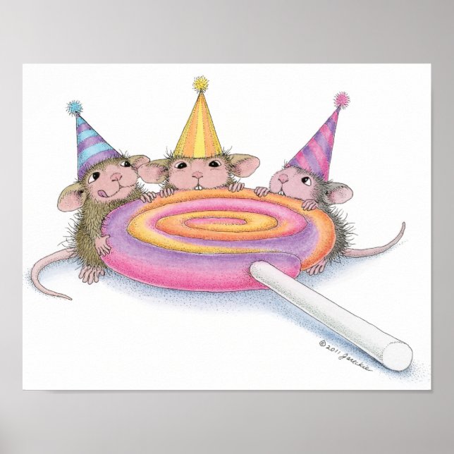 Poster House-Mouse Designs® -  Wall Art (Frente)