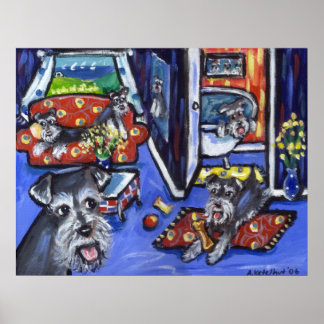 Pôster House 'o Schnauzers