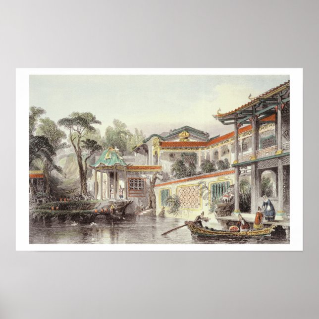 Pôster House of Conseequa, um Merchant chinês, no Sub (Frente)