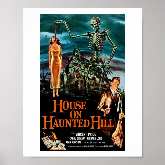 Poster House on Haunted Hill (1959) (Frente)
