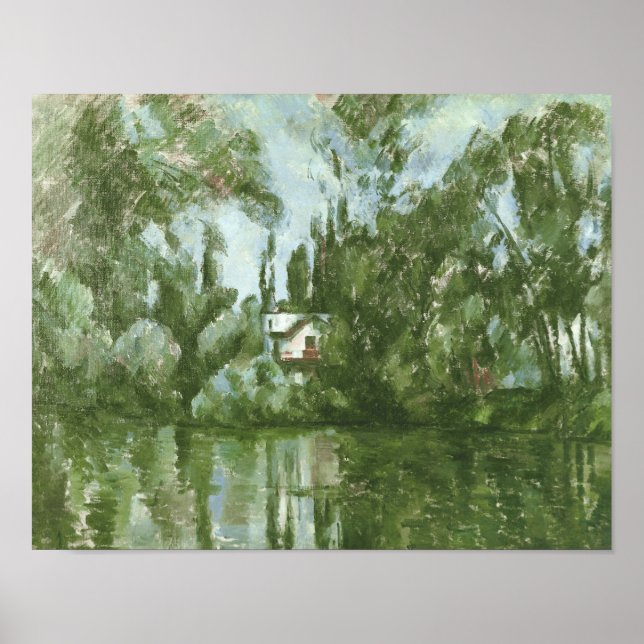 Pôster House on the Banks of the Marne, 1889-90 (Frente)