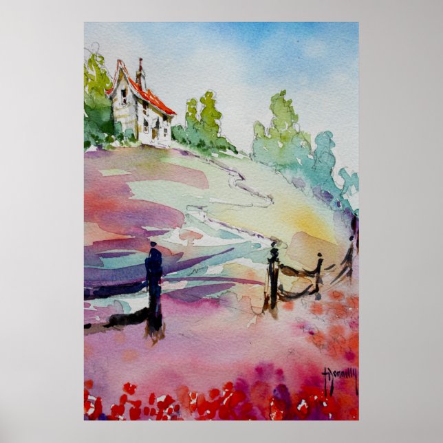 Poster House On The Hill Poster/Impressão (Frente)